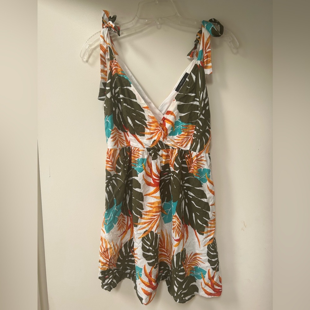 Tropical print forever 21 dress